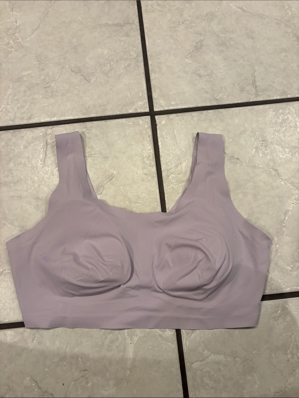 Seamless light purple seamless bralette aerie smoothiez w/removable pads xl